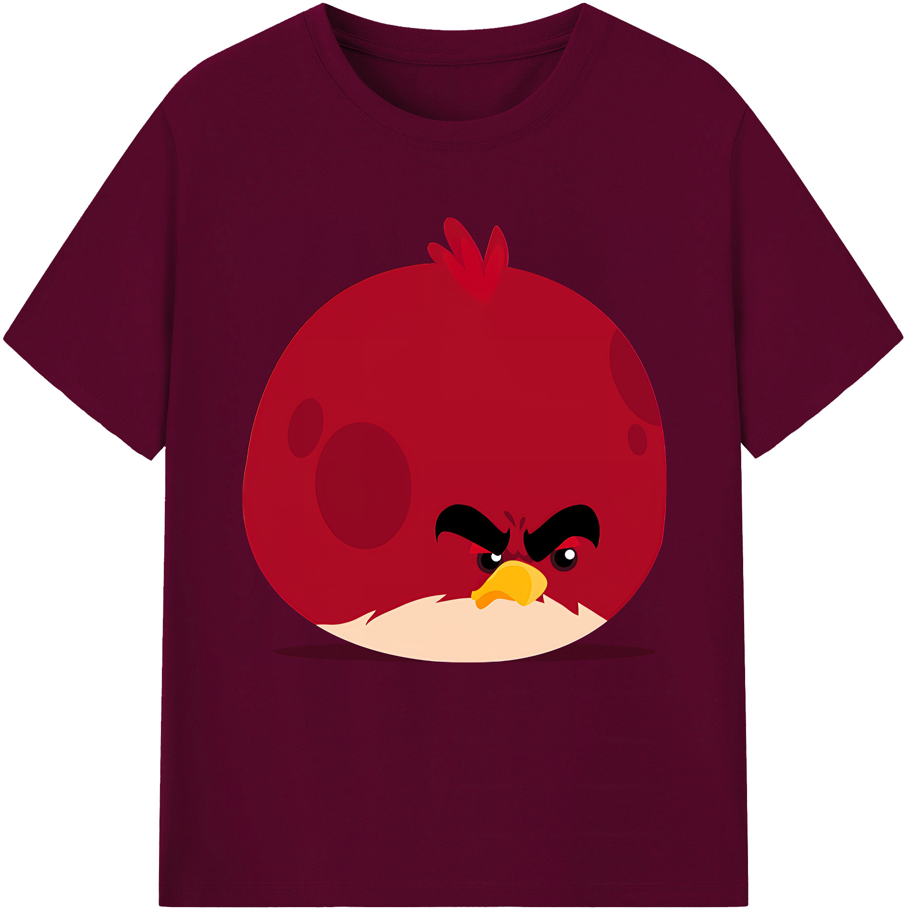 （画像用） Angry Birds アングリーバード レディースカジュアルプリントTシャツ（綿100％）